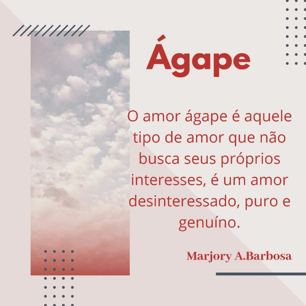 Esse é o amor de Deus por nós que entregou SEU Filho para que morresse em nosso lugar. Esse é o amor de Jesus por nós que se entregou na cruz para nos salvar.